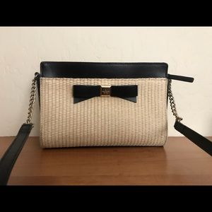 Kate Spade wicker crossbody bag